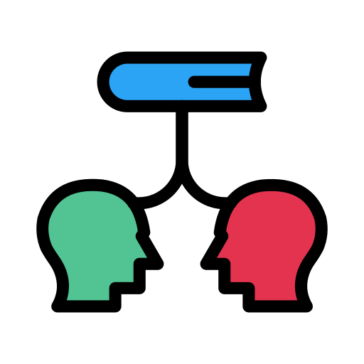 Mind Vector Stall Lineal Color icon