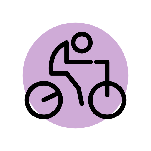 サイクリング Generic Rounded Shapes icon