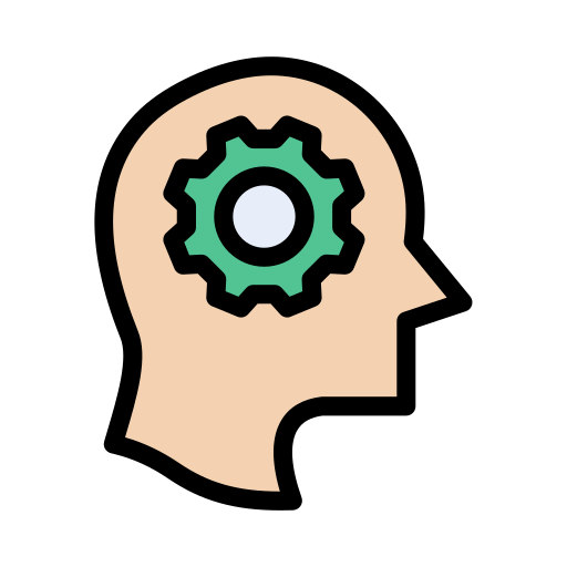 Mindset Vector Stall Lineal Color icon