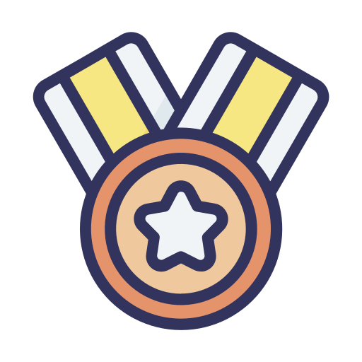 medal Generic Outline Color ikona