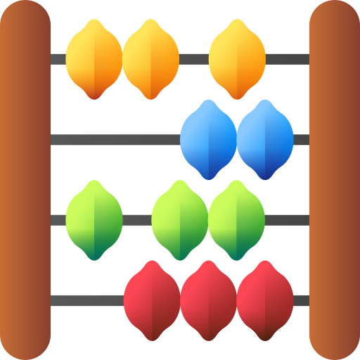 Abacus 3D Color icon