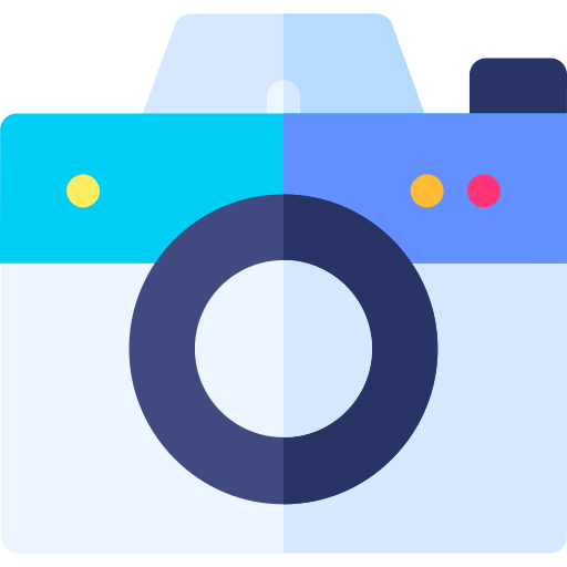 fotoapparat Basic Rounded Flat icon