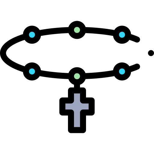 ロザリオ Detailed Rounded Lineal color icon