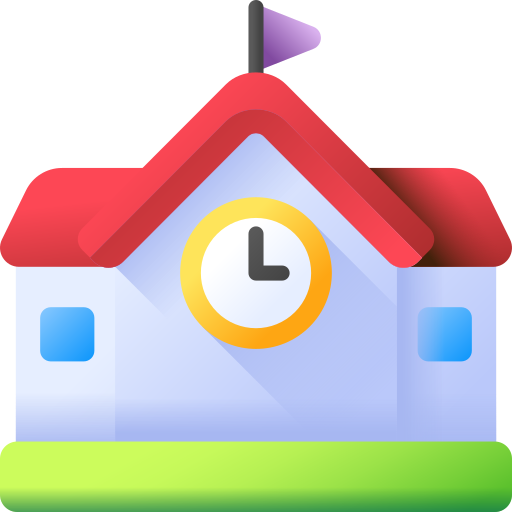 School 3D Color icon