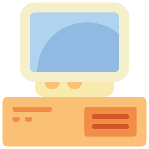 Desktop Basic Miscellany Flat icon