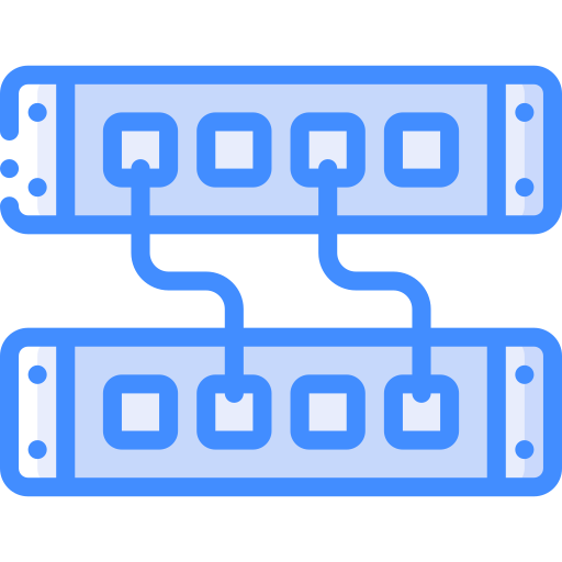 switch di rete Basic Miscellany Blue icona