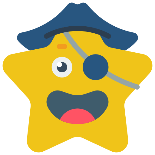 piraat Basic Miscellany Flat icoon