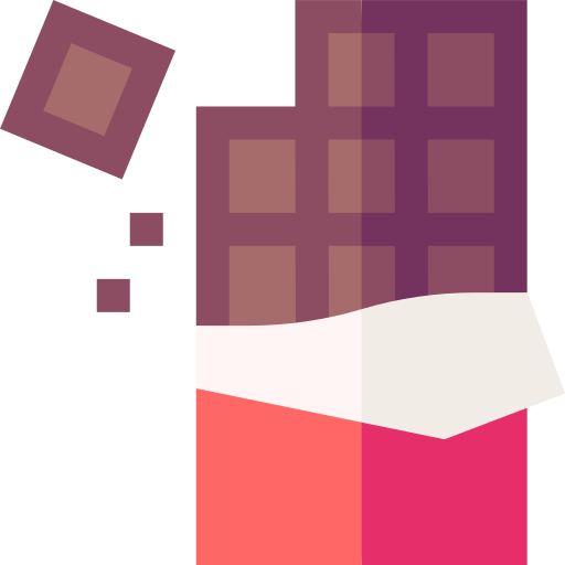 chocolate Basic Straight Flat icono