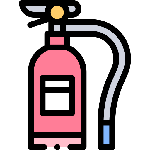 Fire extinguisher Detailed Rounded Lineal color icon