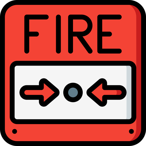 Пожарная тревога Basic Miscellany Lineal Color иконка
