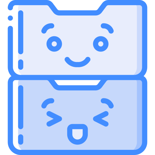boîtes de réception Basic Miscellany Blue Icône