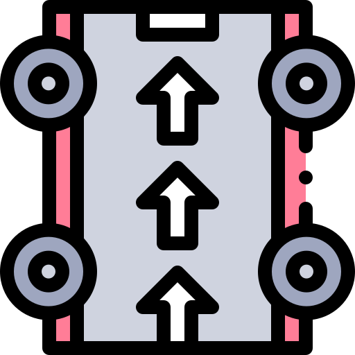 pit stop Detailed Rounded Lineal color icona