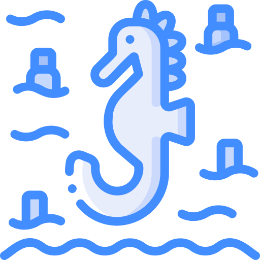 Seahorse Basic Miscellany Blue icon