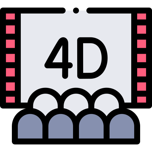 cine 4d Detailed Rounded Lineal color icono