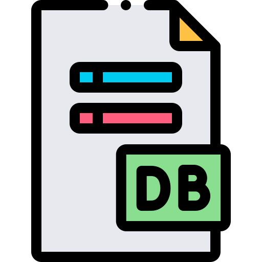 db Detailed Rounded Lineal color icon