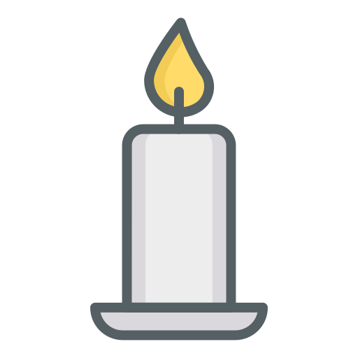 Candle Dinosoft Lineal Color icon