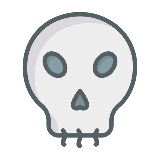 Skull Dinosoft Lineal Color icon