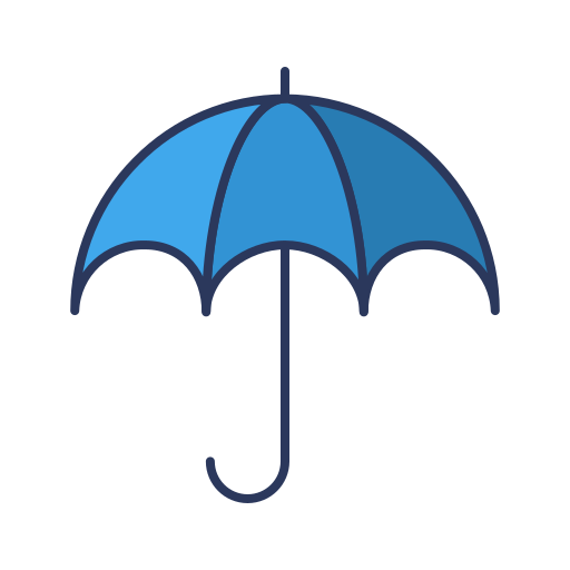 paraguas Dinosoft Lineal Color icono