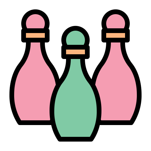 bowling Generic Outline Color icona