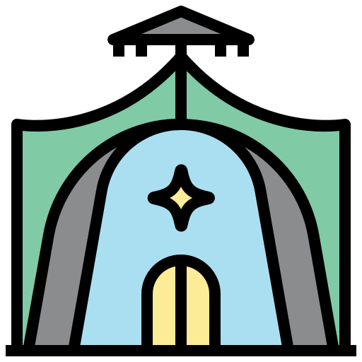 campeggio Generic Outline Color icona