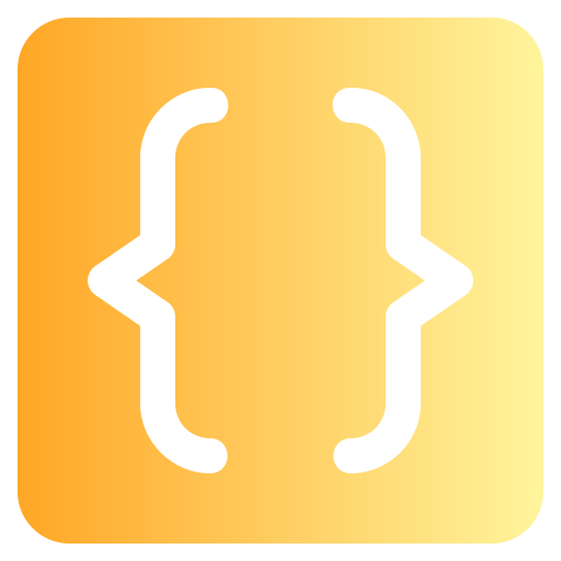 Brackets Generic Flat Gradient icon