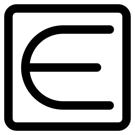 epsilon Generic Basic Outline Icône