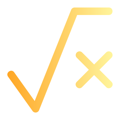 Square root Generic Gradient icon