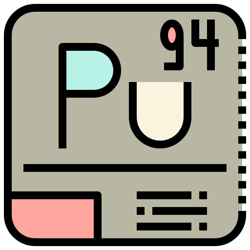 plutonium Generic Outline Color icon