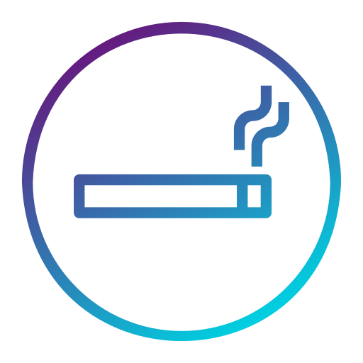 area fumatori Generic Gradient icona