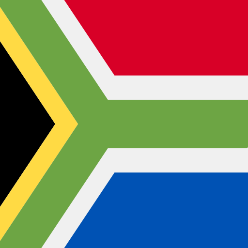 afryka południowa Flags Square ikona