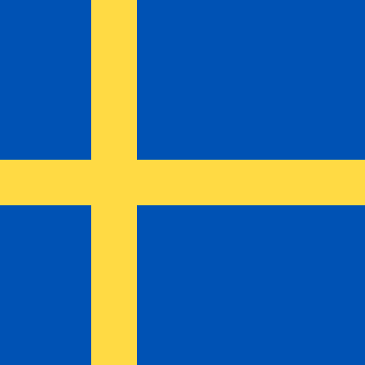 suecia Flags Square icono