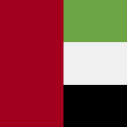 emirati arabi uniti Flags Square icona