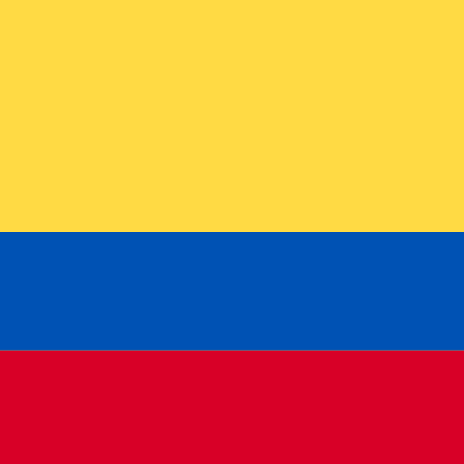 colombia Flags Square icoon