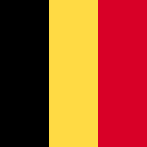 belgique Flags Square Icône