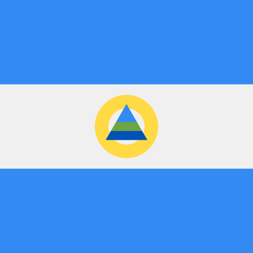 nicarágua Flags Square Ícone