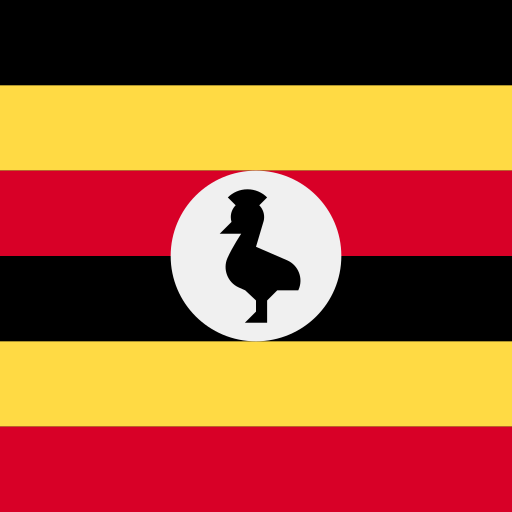 uganda Flags Square Ícone