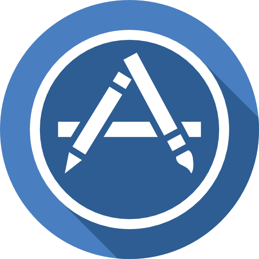 appstore Flat Circular Flat icon