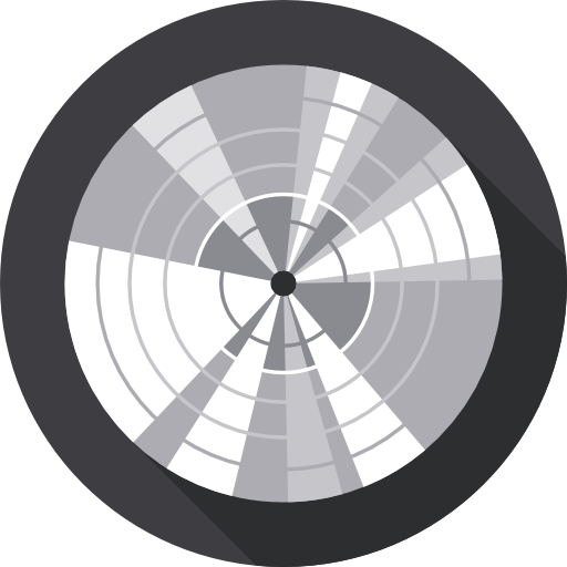 logica Flat Circular Flat icona