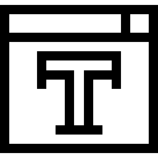 ブラウザ Basic Straight Lineal icon