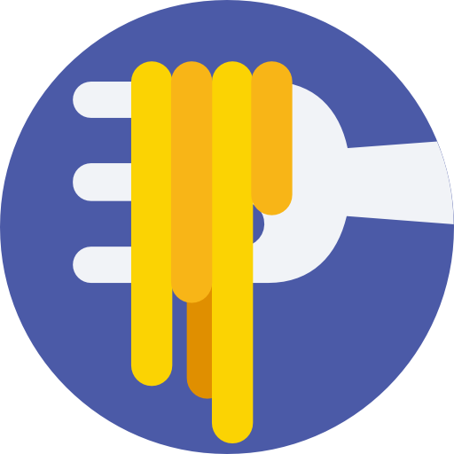 espaguetis Prosymbols Flat icono