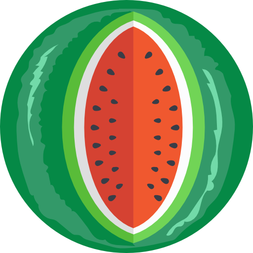 Watermelon Prosymbols Flat icon
