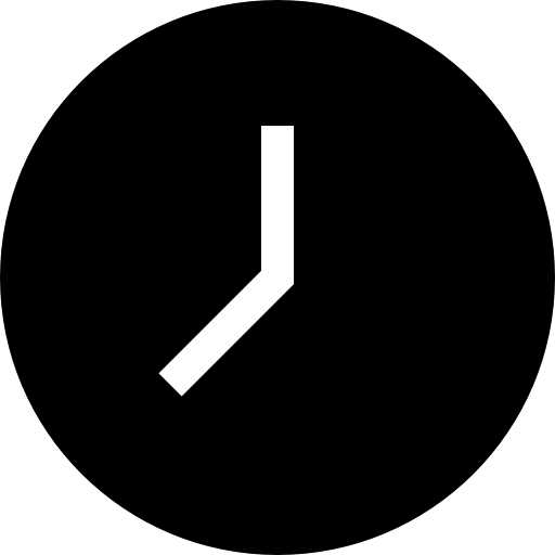 wanduhr Basic Straight Filled icon