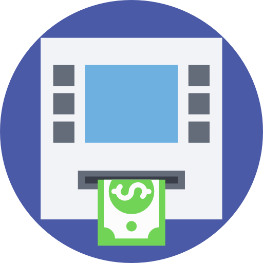 geldautomat Prosymbols Flat icon