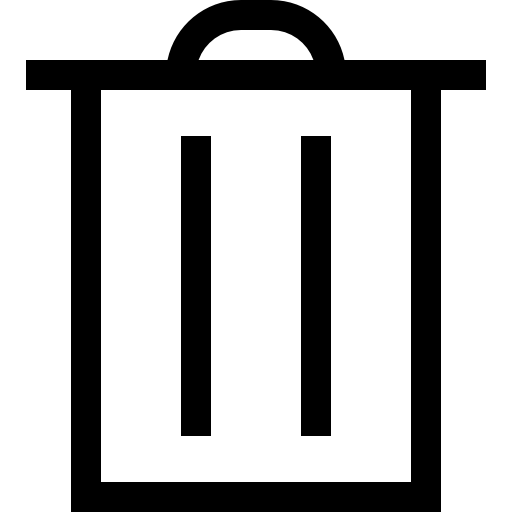 폐물 Basic Straight Lineal icon