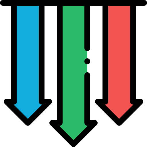balkendiagramm Detailed Rounded Lineal color icon