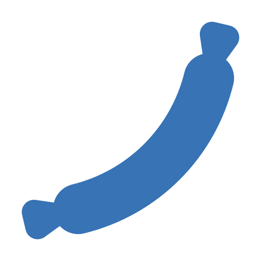 hot dog Generic Blue ikona