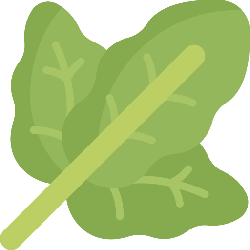 Spinach Kawaii Flat icon