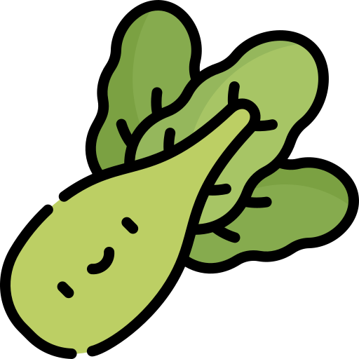 Celery Kawaii Lineal color icon