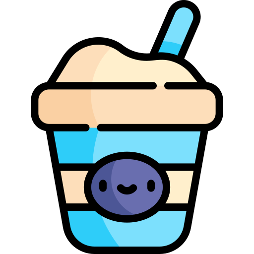 joghurt Kawaii Lineal color icon