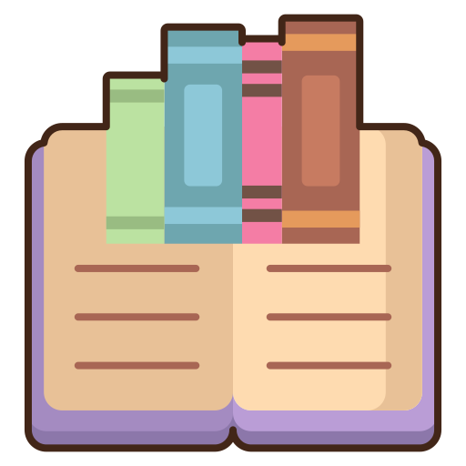 bücher Flaticons Lineal Color icon